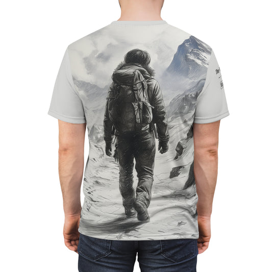 "Call to the Mountains" full back design T-shirt